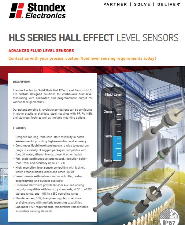 霍尔效应水平传感器HLS系列